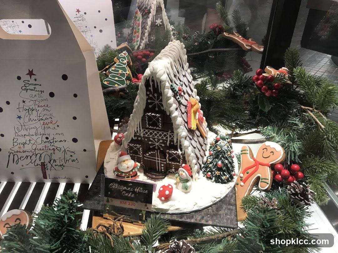 Christmas Gingerbread House Display