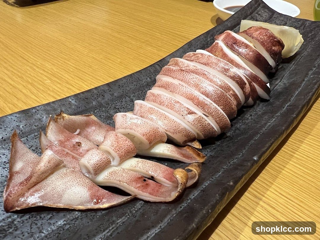 Sliced Squid Dish