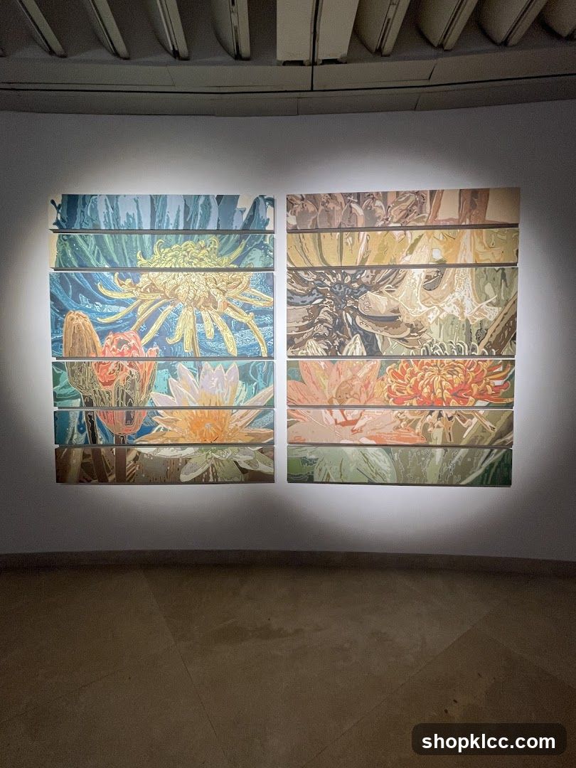 Floral Artwork Display