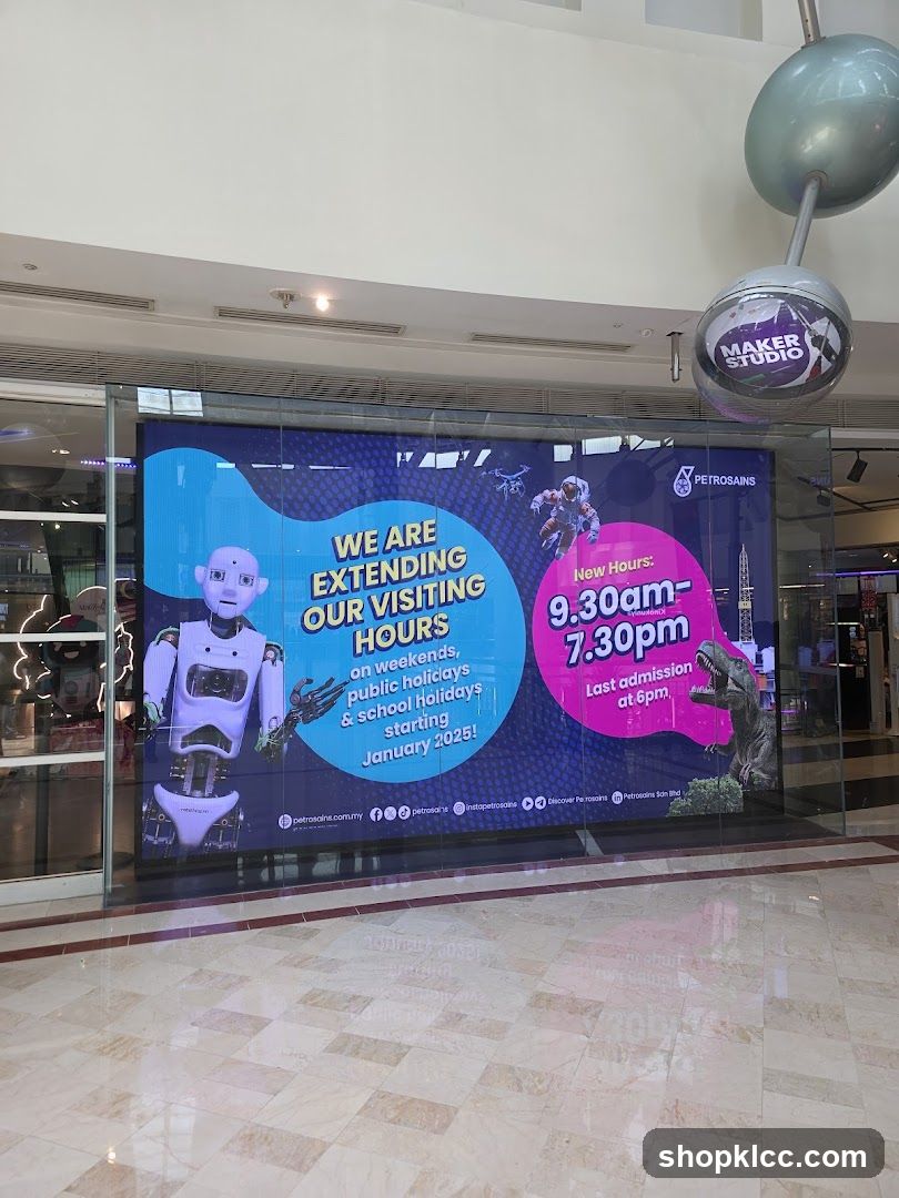 Petrosains Extended Hours Announcement