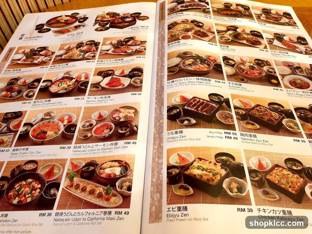TEISHOKU set dinner
