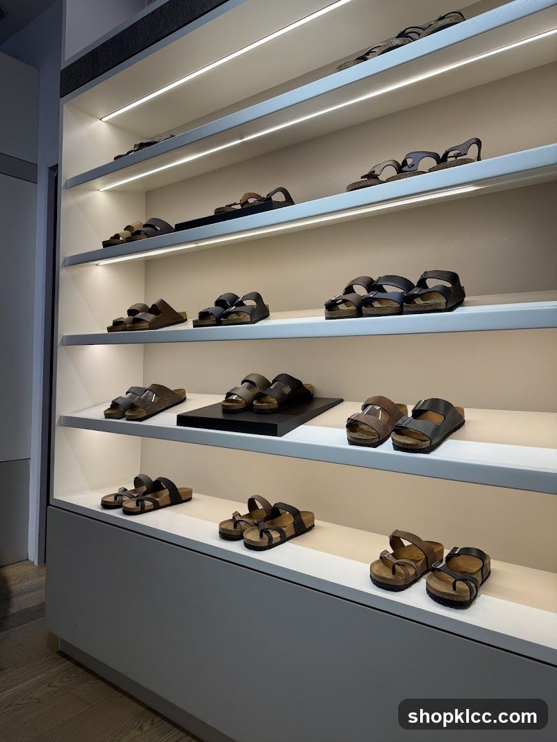 Sandals Display