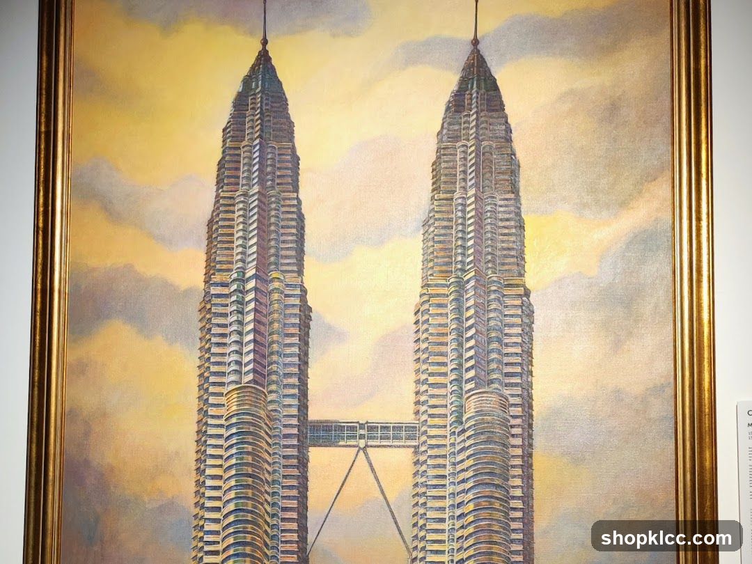 Painting of Petronas Towers