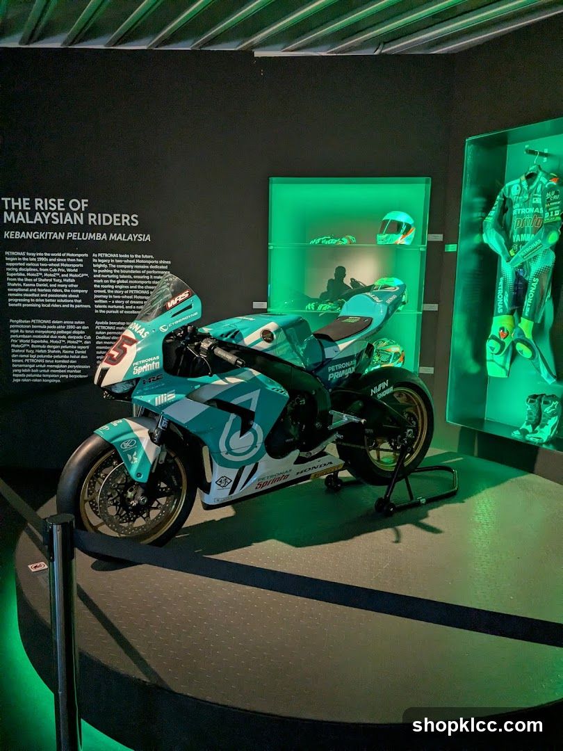 Petronas Motorcycle Racing Display
