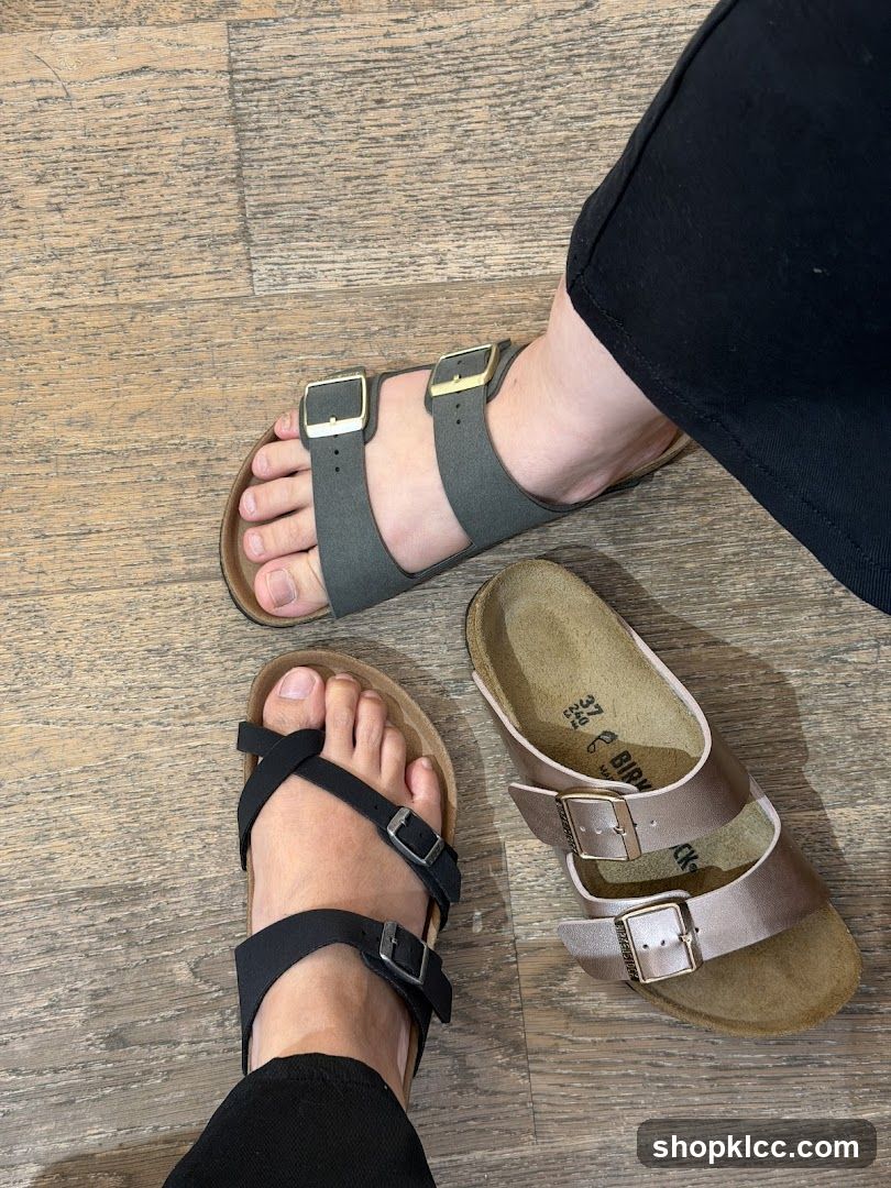 Two Pairs of Birkenstock Sandals