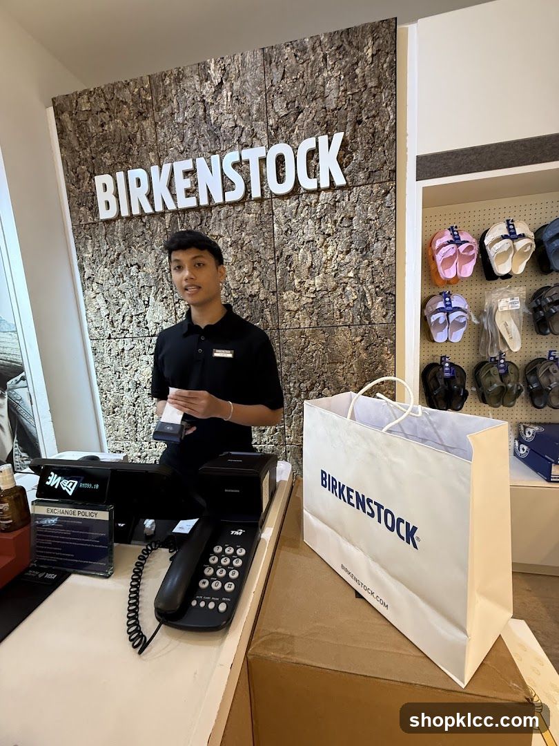 Birkenstock Store Counter