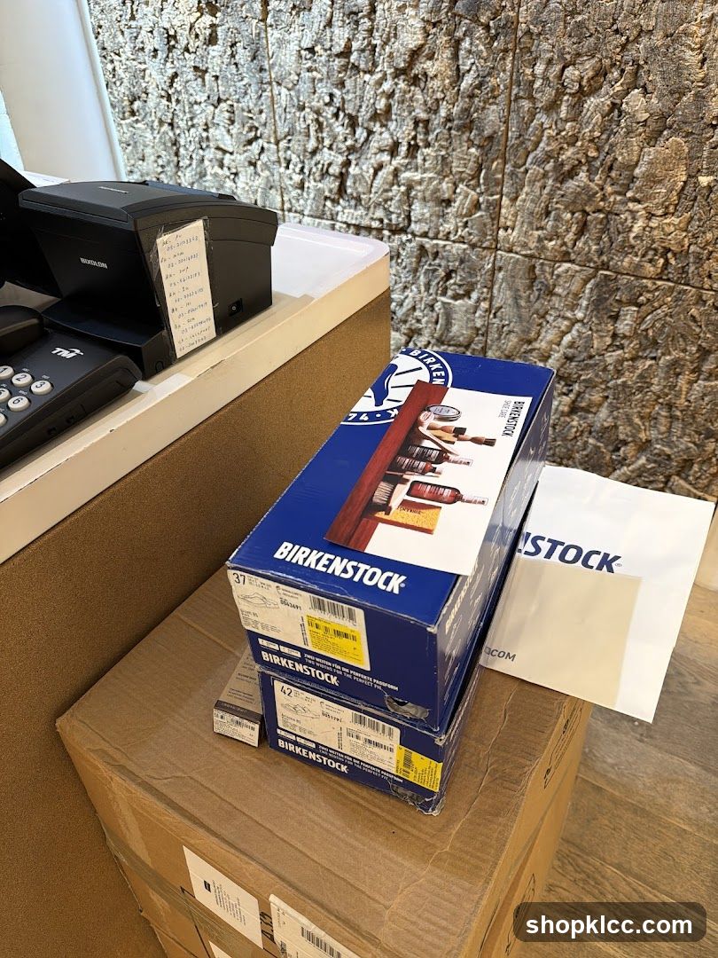 Birkenstock Boxes and Receipt