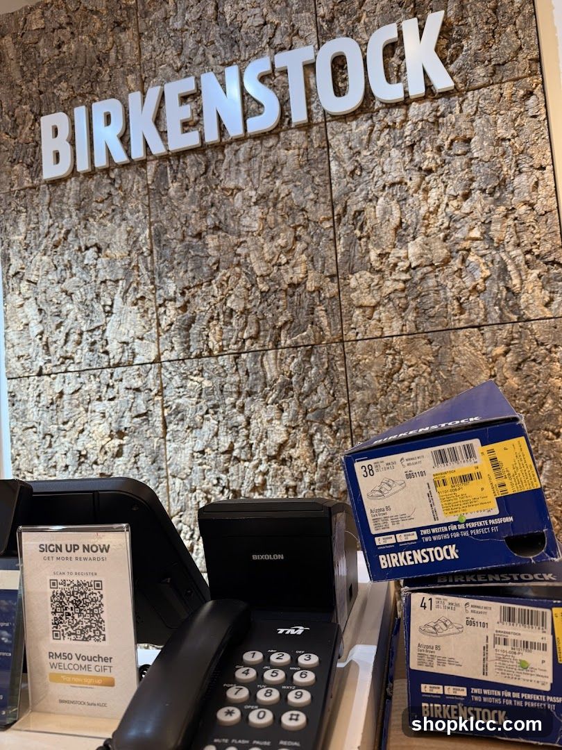 Birkenstock Store Counter