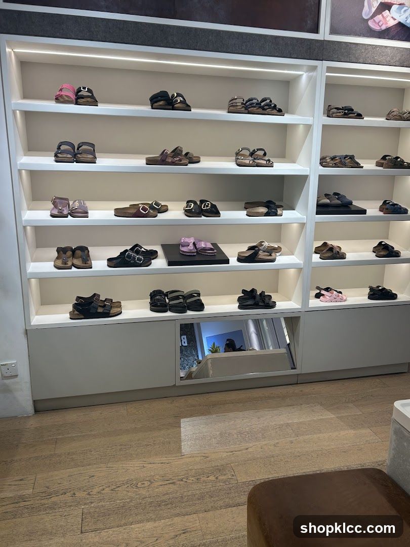 Sandals Display
