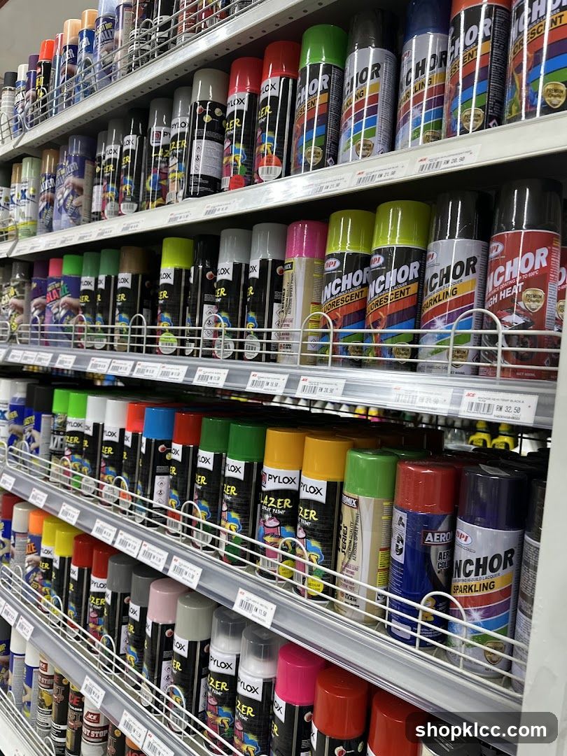 Spray Paint Aisles