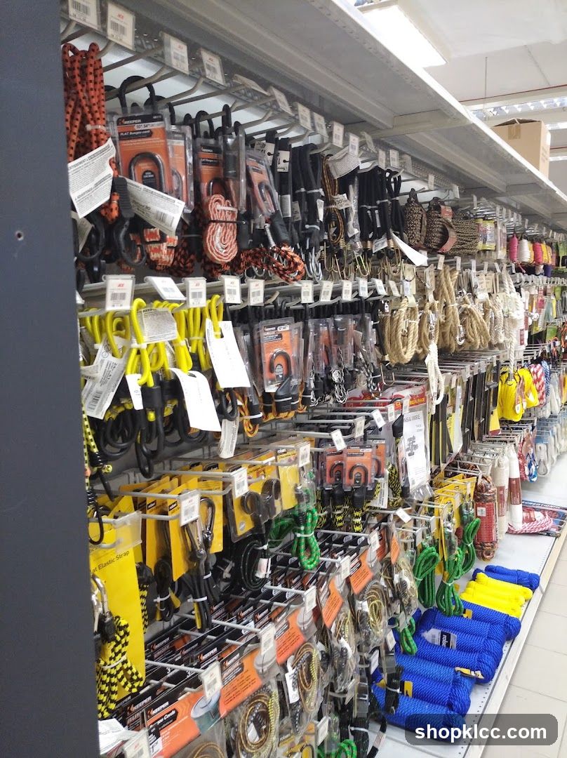 Rope and Bungee Cord Display