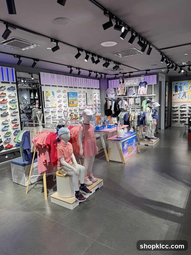 Children's Apparel and Footwear Store Interior