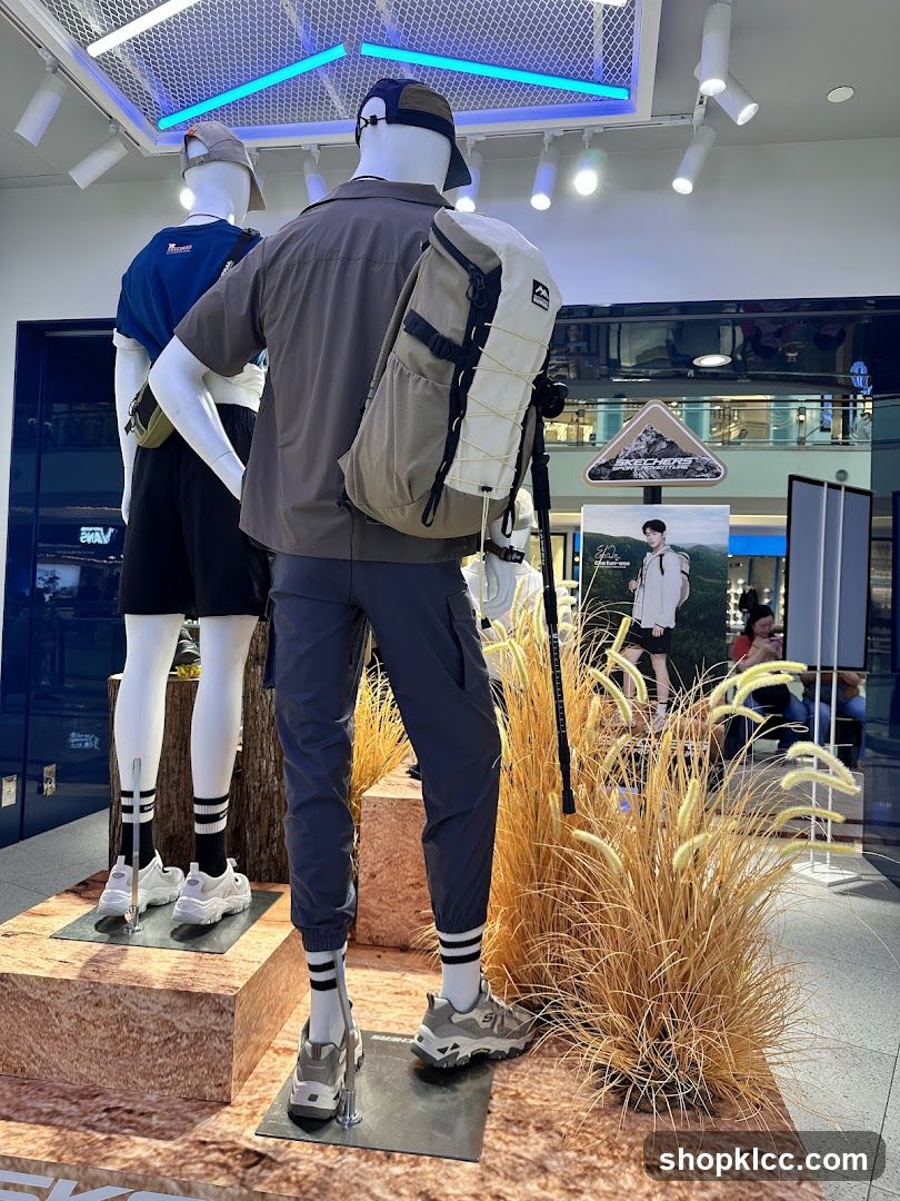Mannequins in Outdoor Apparel Display