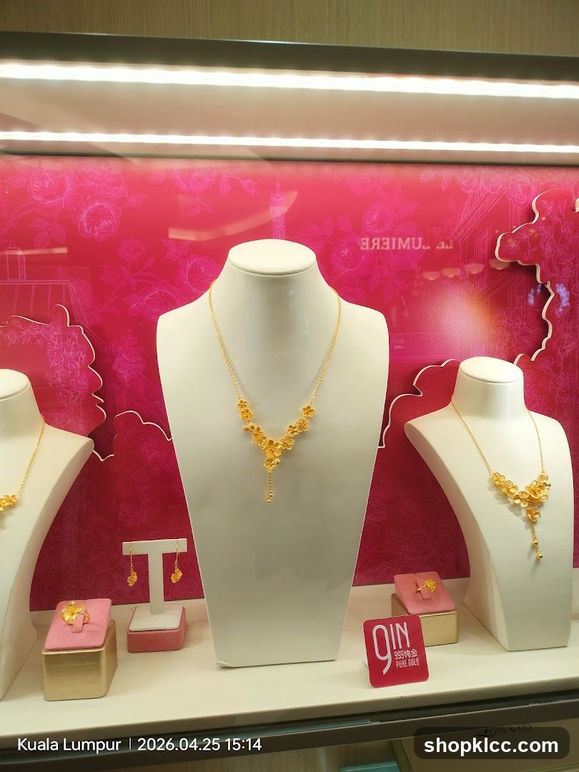 Gold Jewelry Display
