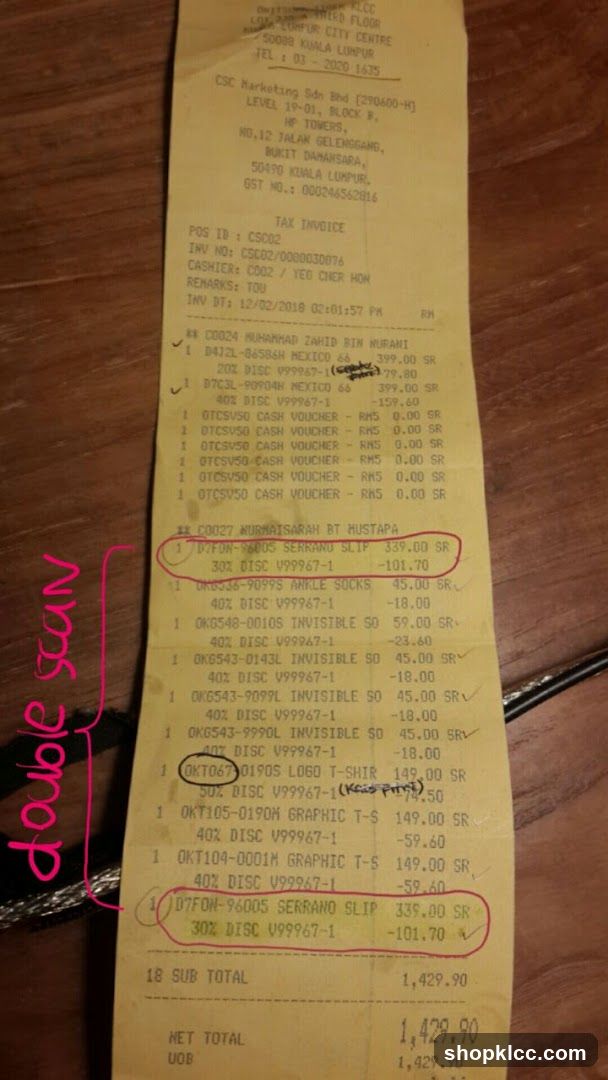 Sales Receipt