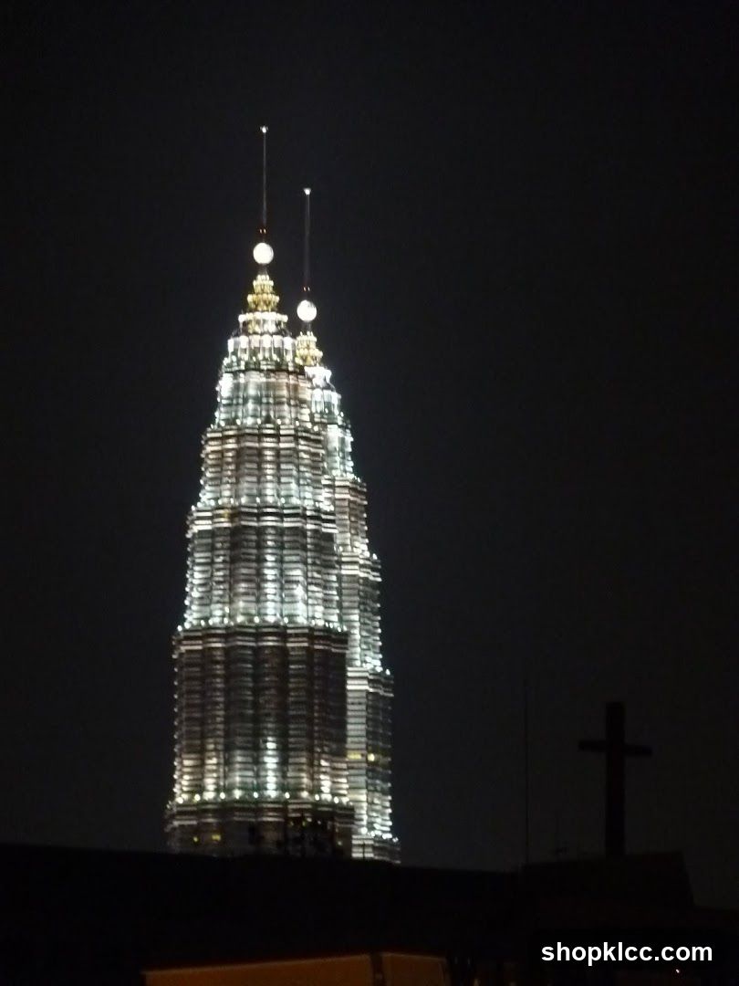 Twin Towers at Night