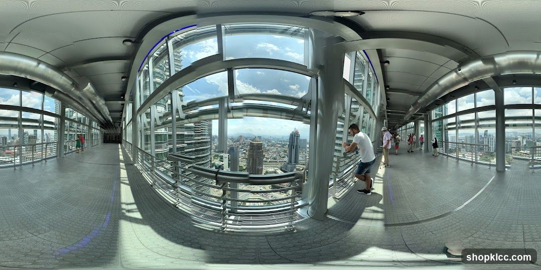 Skybridge Overlooking City