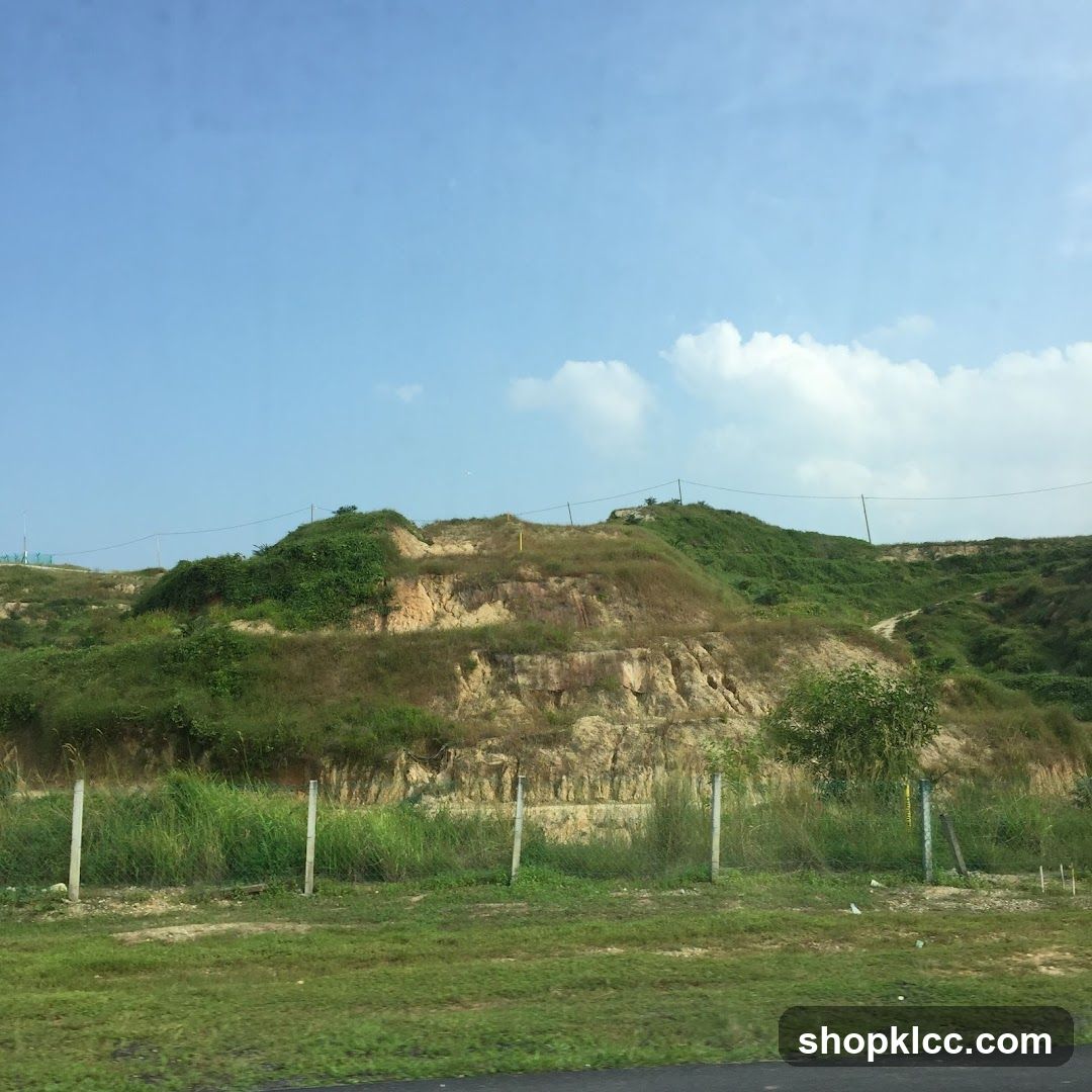 Hilly Landscape with Blue Sky