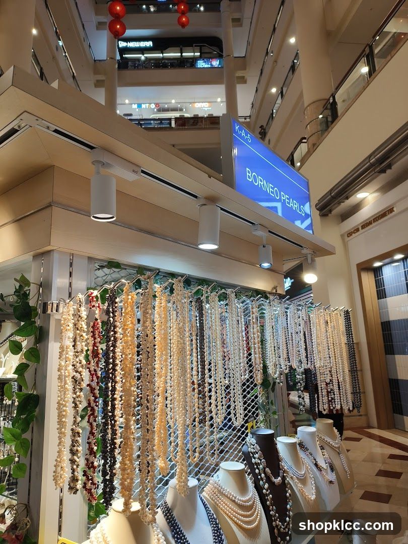Pearl Necklace Display