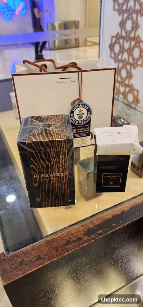 Perfume Bottles and Shopping Bag