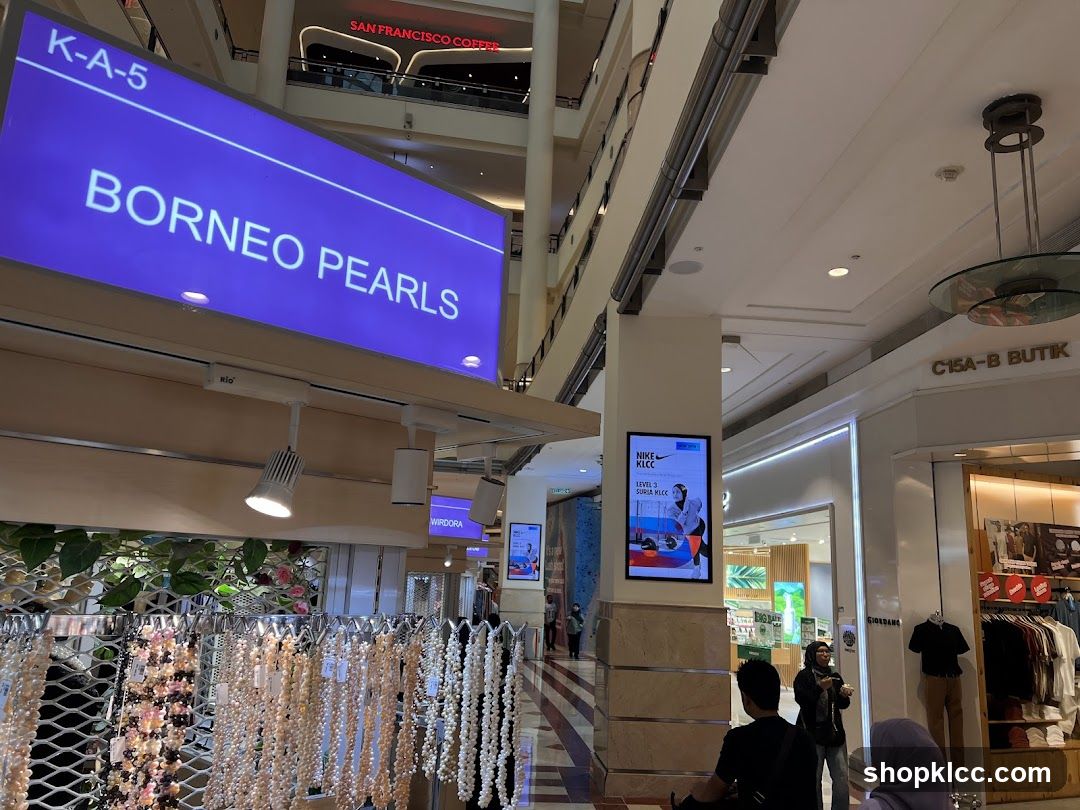 Mall Interior with Shops