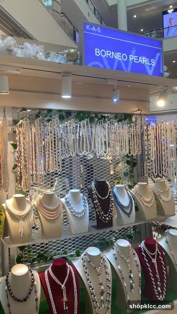 Pearl Necklaces Display