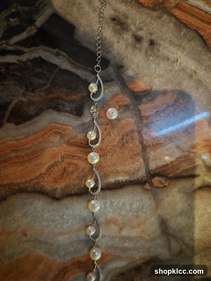 Pearl and Diamond Bracelet