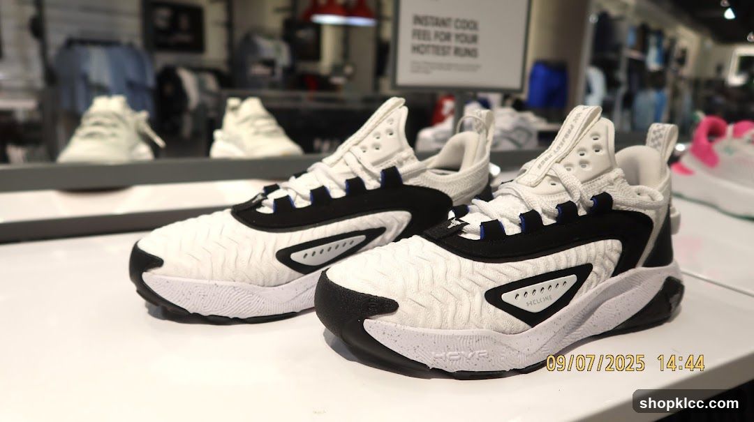 White and Black Athletic Shoes