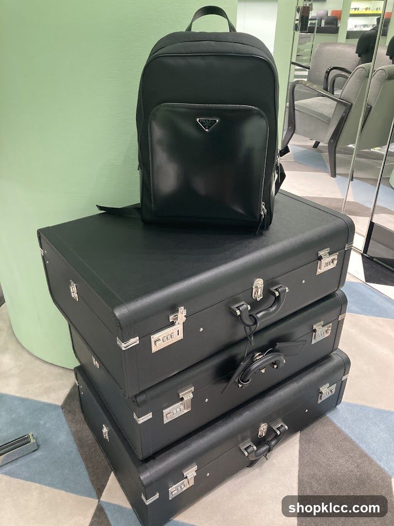 Prada Backpack and Suitcases