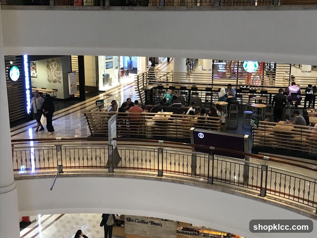 Starbucks and Coffee Bean in a Mall