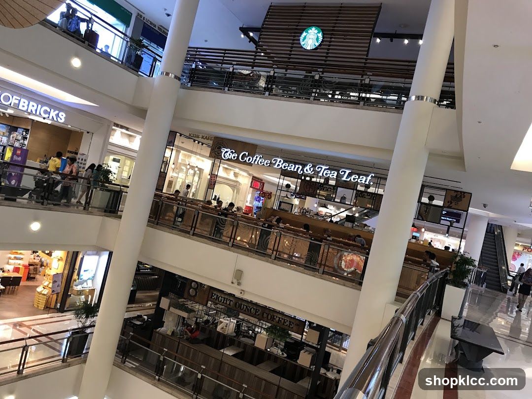 Mall Interior with Shops
