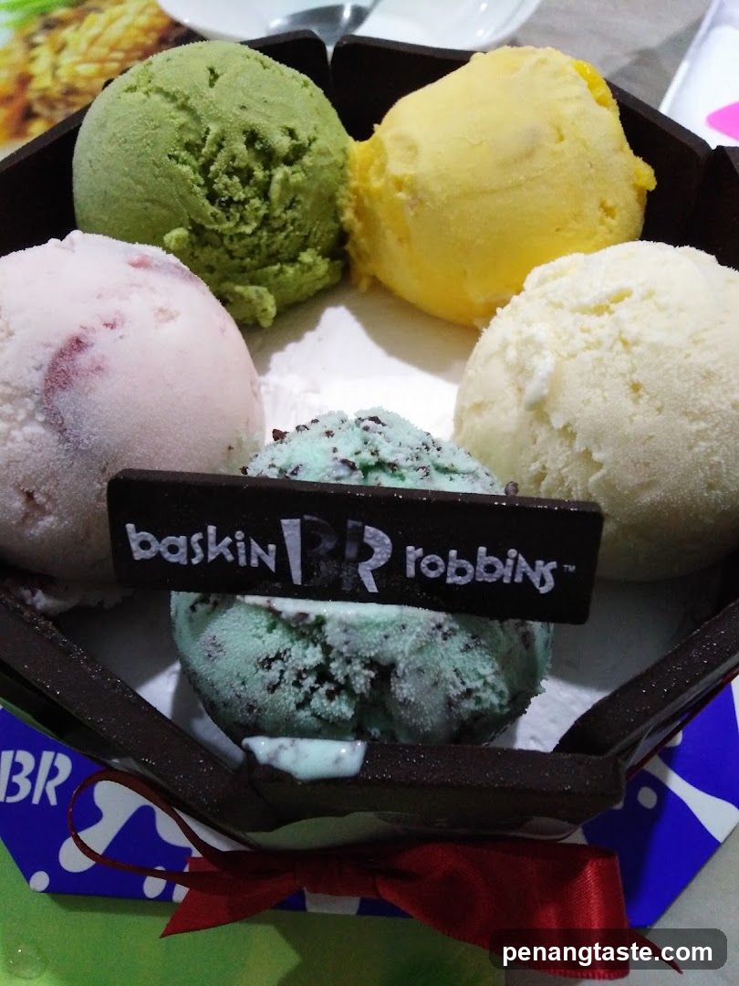 Assortment of Ice Cream Scoops