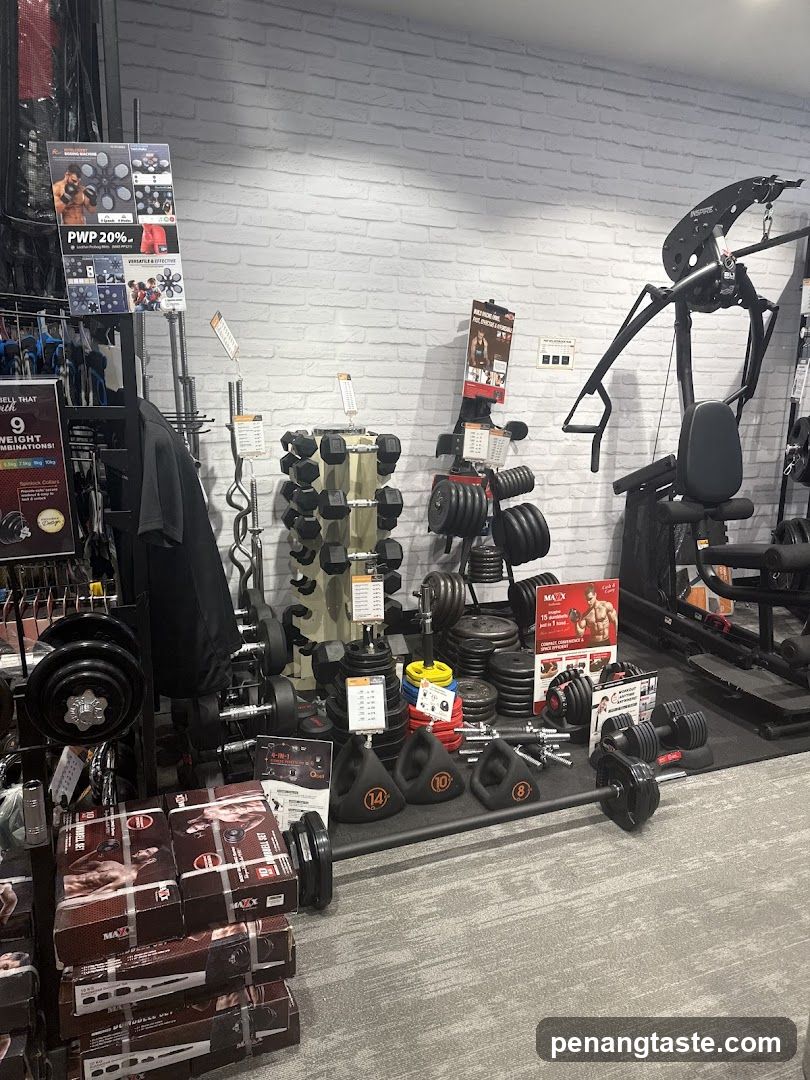 Fitness Equipment Display