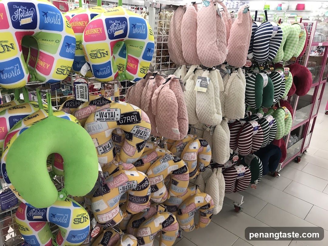 Travel Pillows Display