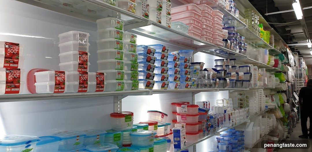 Storage Containers on Shelves