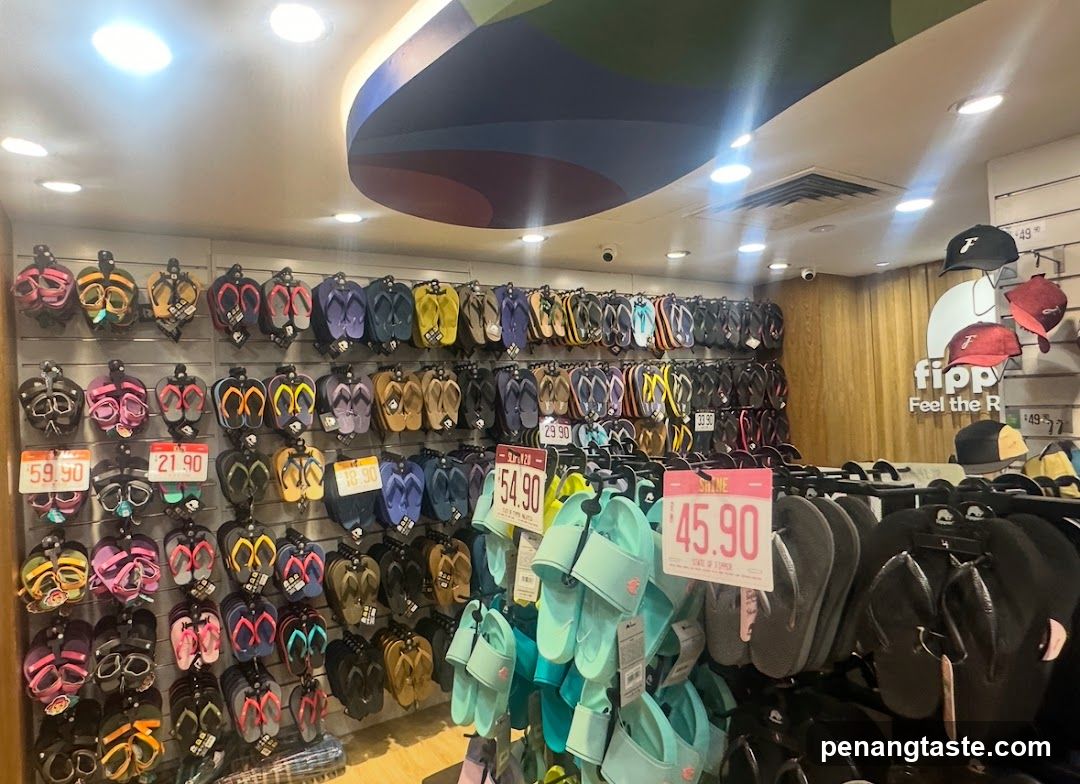 Flip-flops and Hats Display