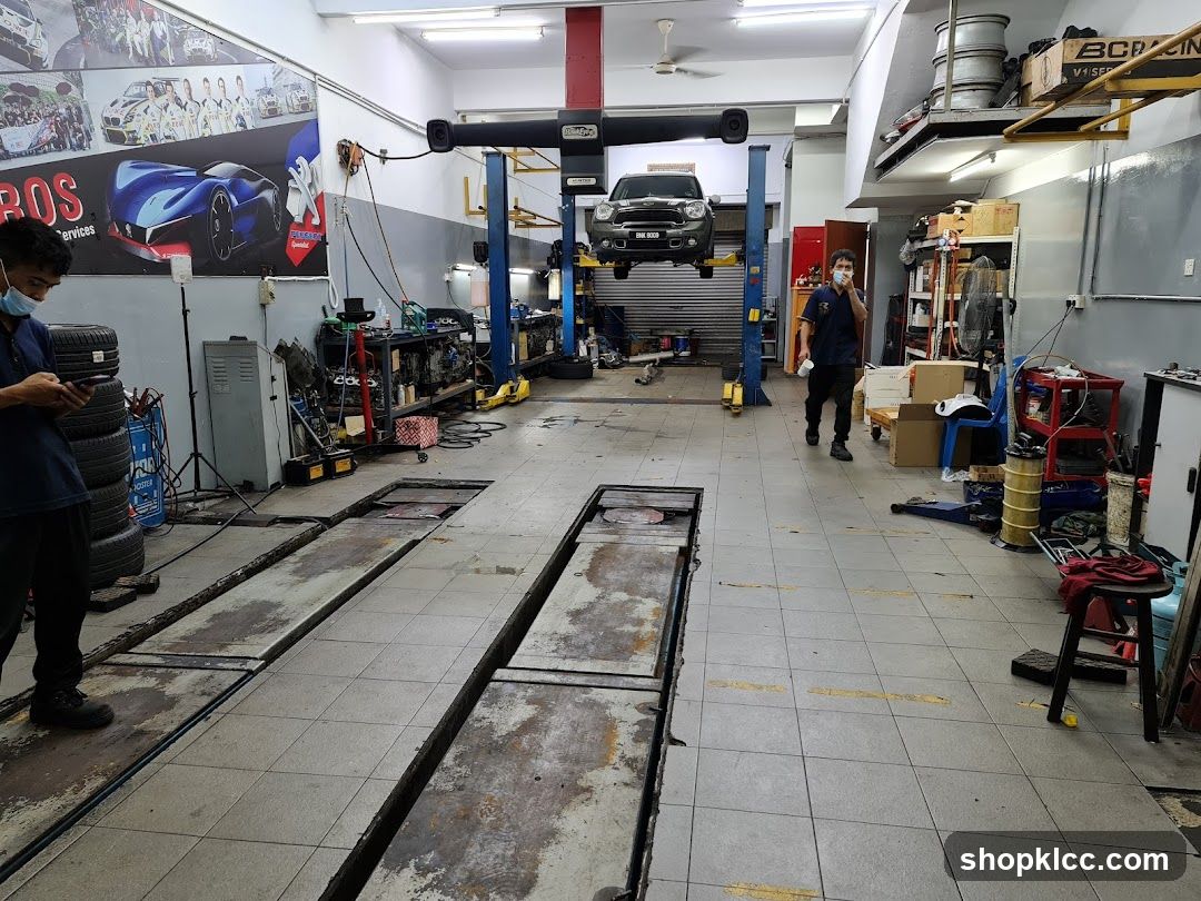 Auto Repair Shop Interior