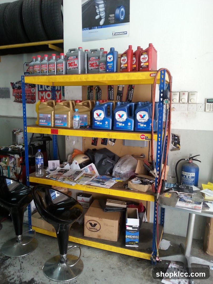 Auto Parts Store Interior