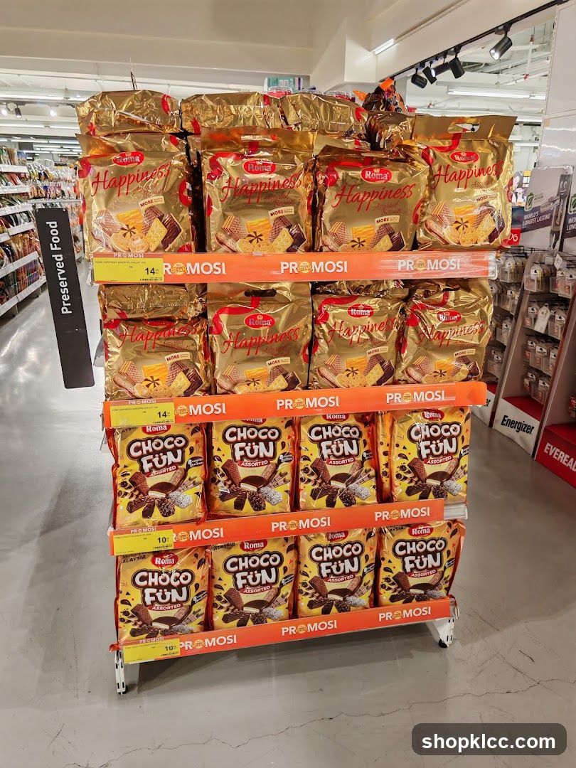 Assorted Biscuits Display