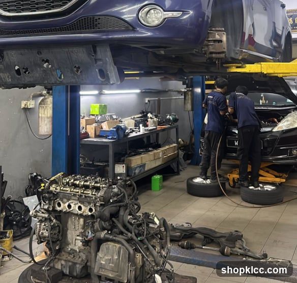 Auto Repair Shop Interior