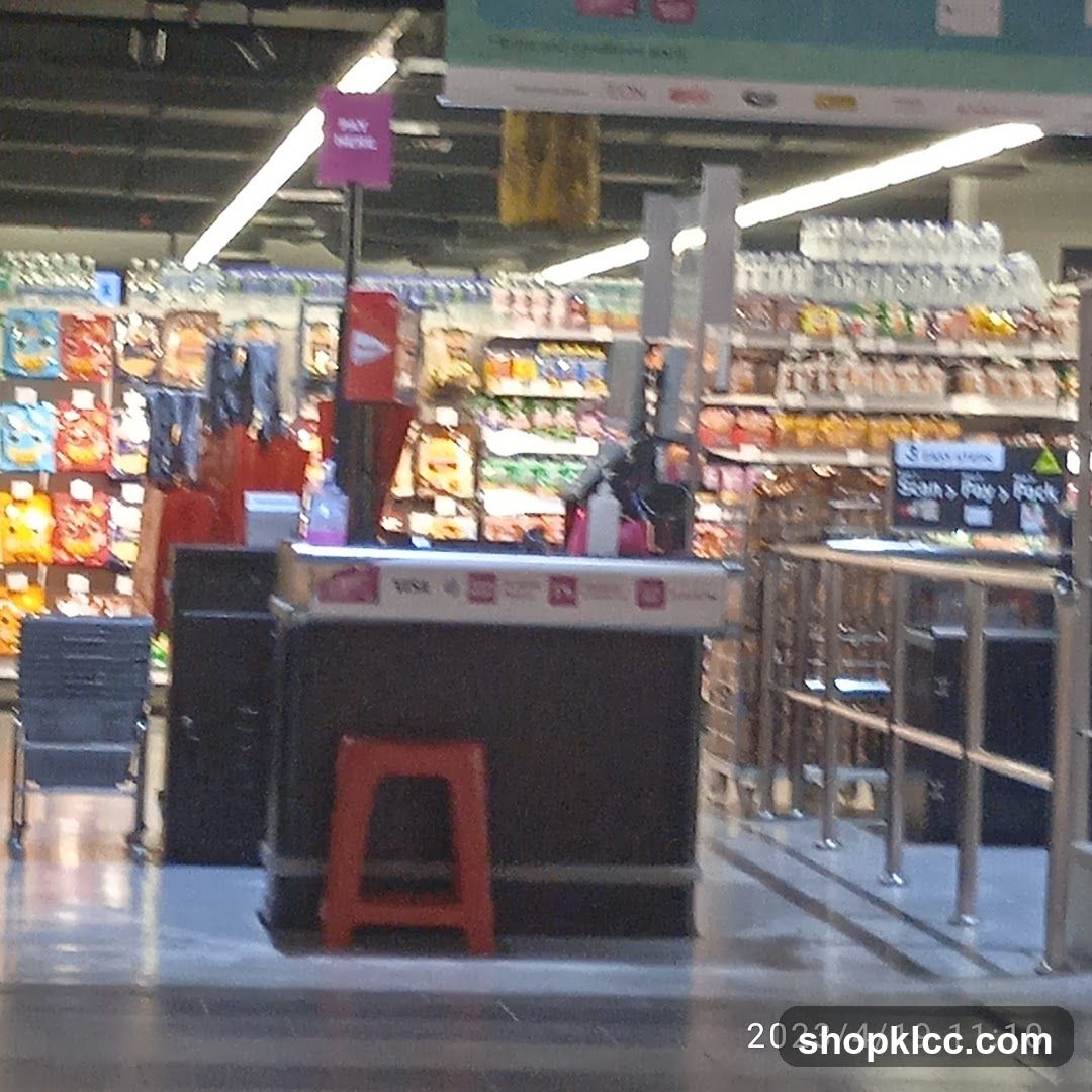 Checkout Area in a Supermarket