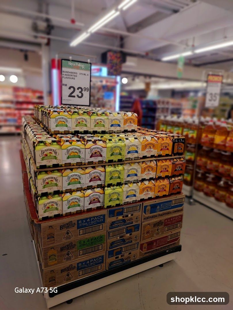 Bundaberg Drinks Display