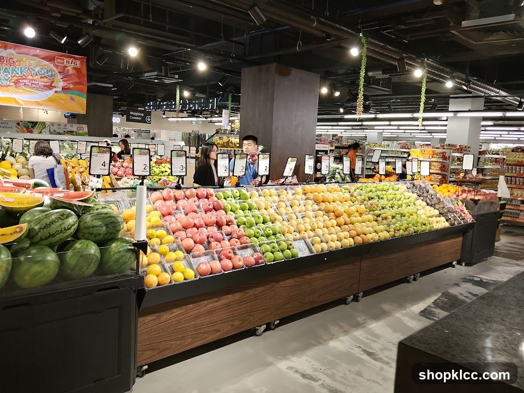 Supermarket Produce Section