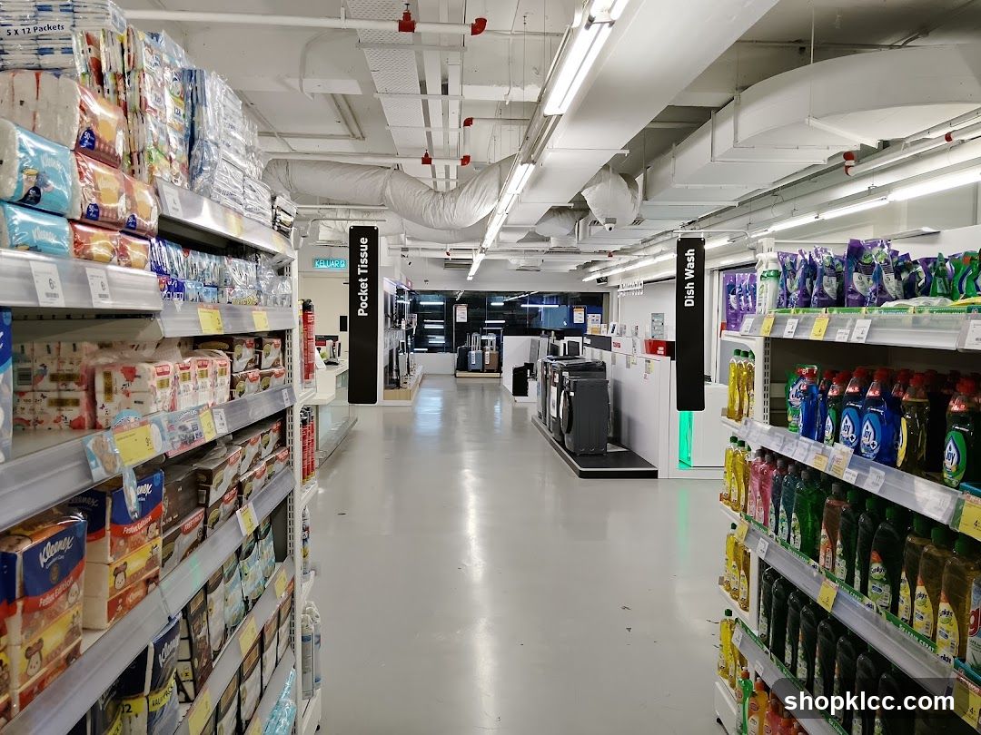 Aisle in a supermarket