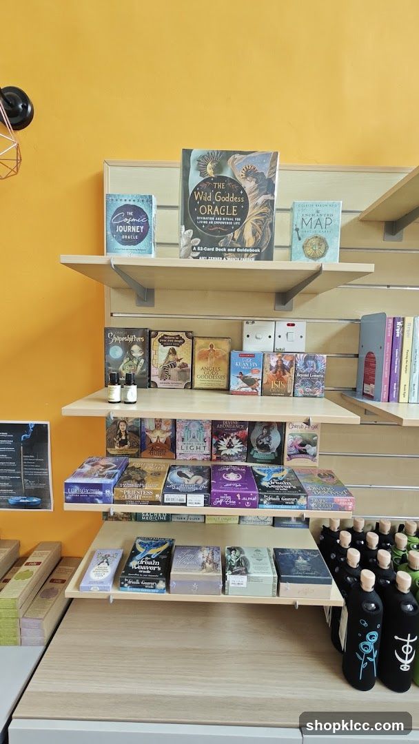 Oracle Cards and Incense Display