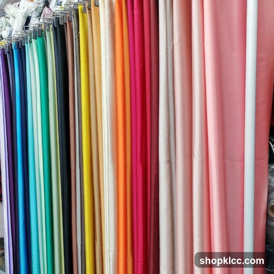 Colorful Fabric Rolls