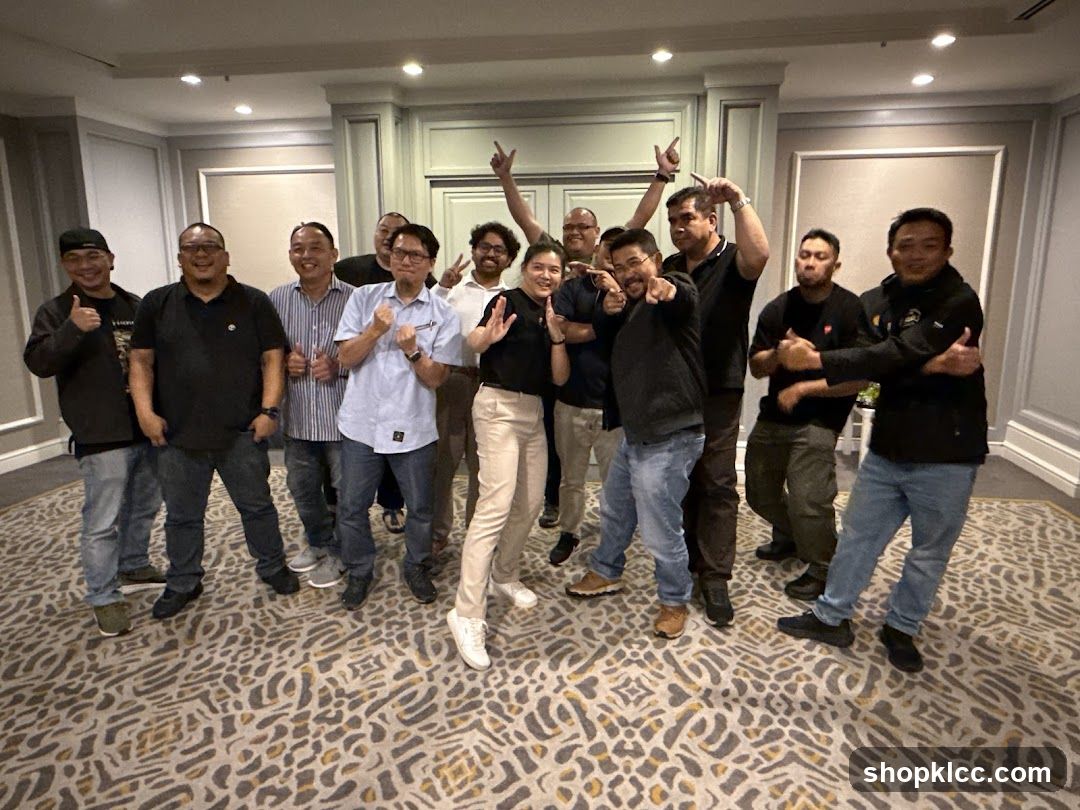 Group of people posing for a photo