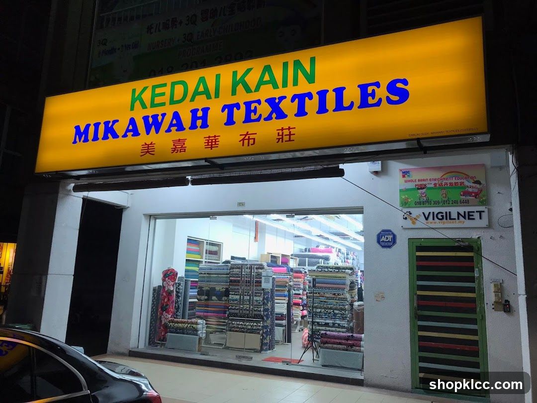 Mikawah Textiles, Kedai Kain Mikawah (Wholesale & Retail Textiles Korea)