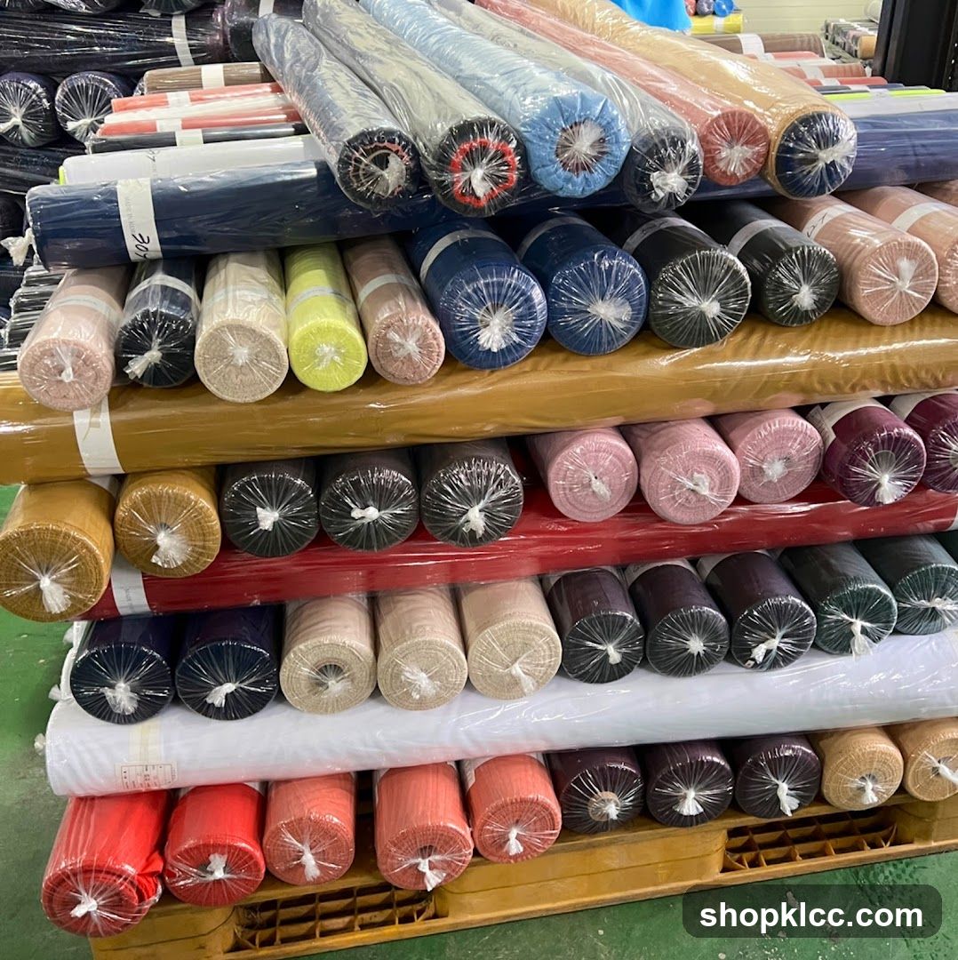 Rolls of Fabric