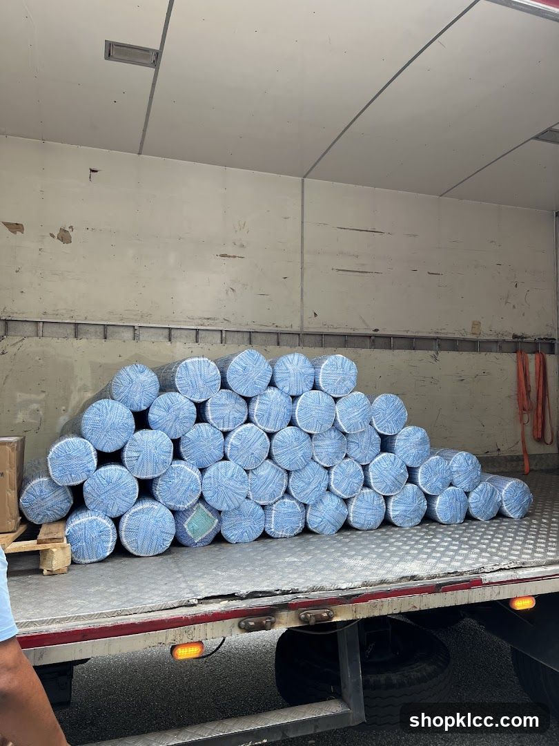 Rolled Goods in Truck Bed